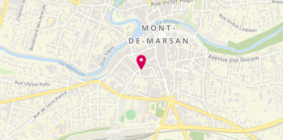 Plan de Ducousso Immobilier, 17 place Joseph Pancaut, 40000 Mont-de-Marsan