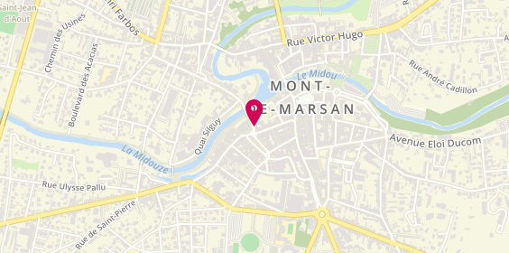 Plan de Human Immobilier, 6 Rue du Pont du Commerce, 40000 Mont-de-Marsan