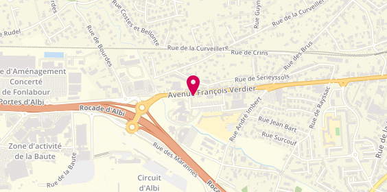 Plan de L'Agence Occitane, 217 avenue François Verdier, 81000 Albi
