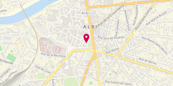 Plan de Agence immobilière Albi - Castres – Espaces Atypiques, 12 Rue Dr Laurent Camboulives, 81000 Albi