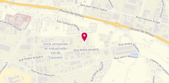 Plan de Immobiliere Alby Quercy Rouergue Sa, 8 Rue Monge Gaspard, 81000 Albi