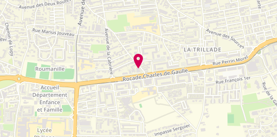 Plan de Centre Médical Les Hortensias, 56 avenue du Moulin de Notre Dame, 84000 Avignon