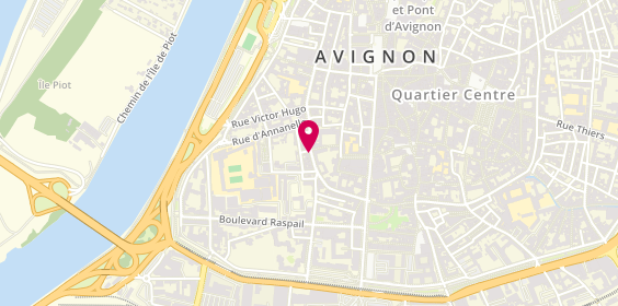 Plan de Legett Immobilier, 66 Rue Joseph Vernet, 84000 Avignon