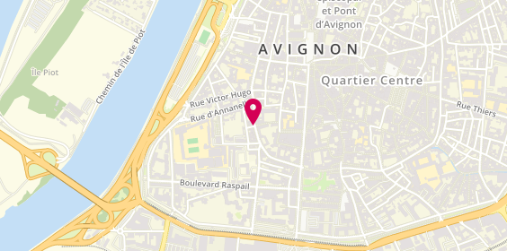Plan de Stéphane Plaza Immobilier, 64 Rue Joseph Vernet, 84000 Avignon