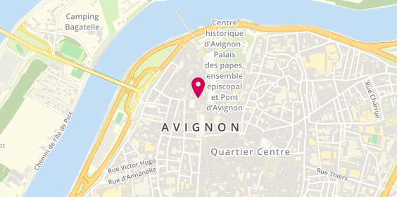 Plan de Caor Immobilier, 12 Rue Balance, 84000 Avignon