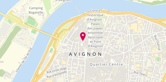 Plan de Daniel Chevrier Immobilier, 7 Rue de la Balance, 84000 Avignon