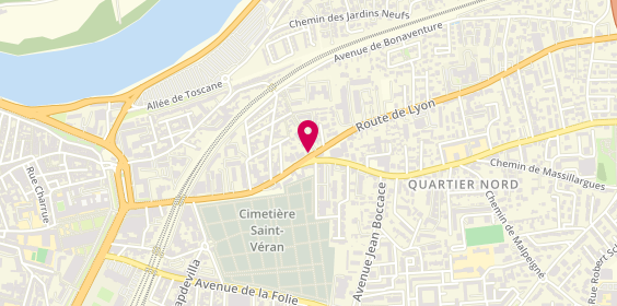 Plan de Iaca Patrimoine & Immobilier, 37 Route de Lyon, 84000 Avignon