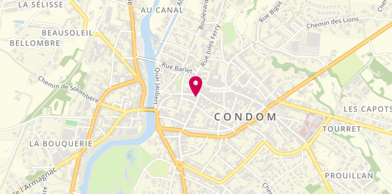Plan de Human Immobilier, 3 place du Lion d'Or, 32100 Condom