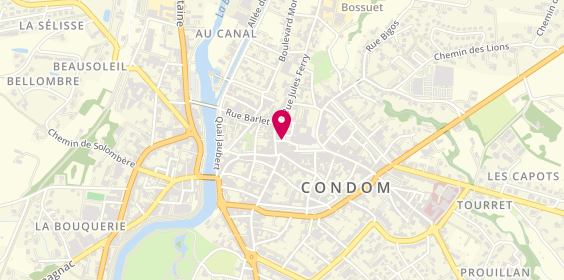 Plan de Condom Immobilier, place Marre, 32100 Condom