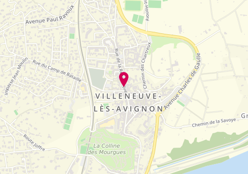 Plan de Guy Hoquet Immobilier, 25 Rue de la République, 30400 Villeneuve-lès-Avignon