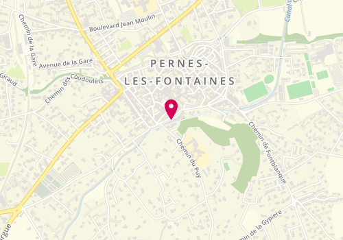 Plan de Le Nid de Provence immobilier - Pernes les Fontaines, 112 avenue du Bariot, 84210 Pernes-les-Fontaines