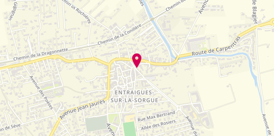 Plan de Maurice Garcin, 2 place du Béal, 84320 Entraigues-sur-la-Sorgue