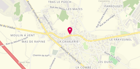 Plan de Agence Lieure, 28 avenue du General de Gaulle, 12230 La Cavalerie