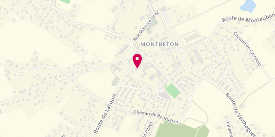 Plan de Laforet Immobilier, 40 Route de Montauban, 82290 Montbeton