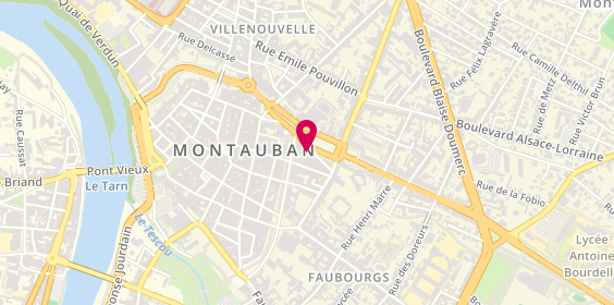 Plan de Agence Coulon Immobilier, 6 place Prax Paris, 82000 Montauban