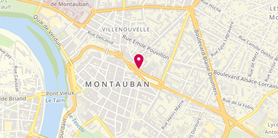 Plan de L'Adresse Molinari, 14 Prax Paris, Bis, 82000 Montauban