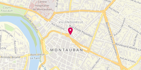 Plan de D.M Immobilier, 8 Rue Jean Monnet, 82000 Montauban