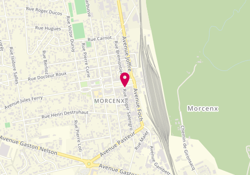 Plan de Morcenx Immobilier, 15 place Aristide Briand, 40110 Morcenx-la-Nouvelle