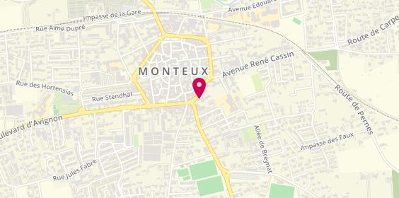 Plan de Agence Immobilière Monteux - Saint Michel Immobilier (Transaction - Location - Gestion - Estimation), 17 Boulevard Commandant Dampeine, 84170 Monteux