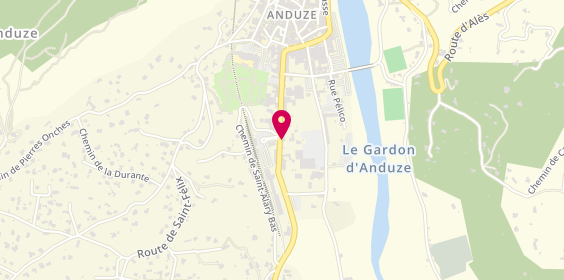 Plan de Agence immobilière Terres des Cévennes, 29 avenue du Pasteur Rollin, 30140 Anduze