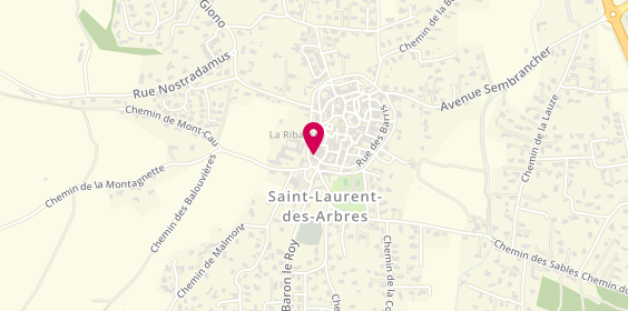 Plan de Alexandry Immobilier, 4 chemin de Ronde, 30126 Saint-Laurent-des-Arbres