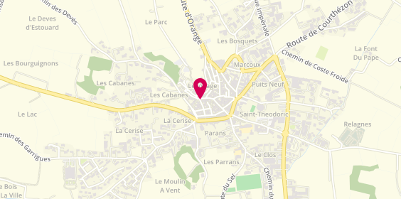 Plan de Agence Immobilière de la Tour, 39 Rue Joseph Ducos, 84230 Châteauneuf-du-Pape