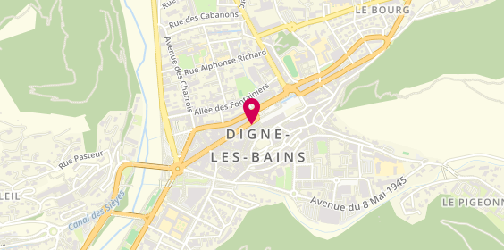 Plan de Agence immobilière Nexity, 48 Boulevard Gassendi, 04000 Digne-les-Bains