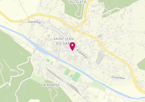 Plan de Marquet Affortit Guillemette Cabinet Immobilier, 5 Rue de l'Industrie, 30270 Saint-Jean-du-Gard