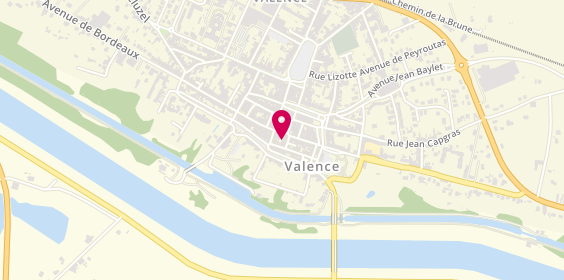 Plan de Human Immobilier, 10 place Nationale, 82400 Valence D'agen