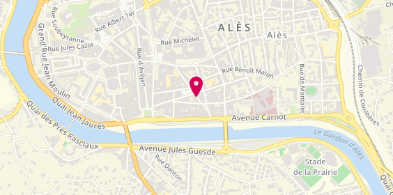 Plan de Agence Florian Immobilier, 28 Rue Florian, 30100 Alès