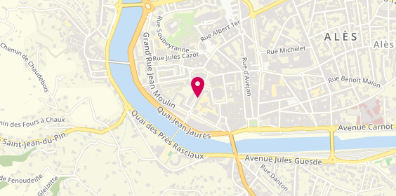 Plan de Agence Berrouiguet Immobilier, 3 Rue de la Meunière, 30100 Alès