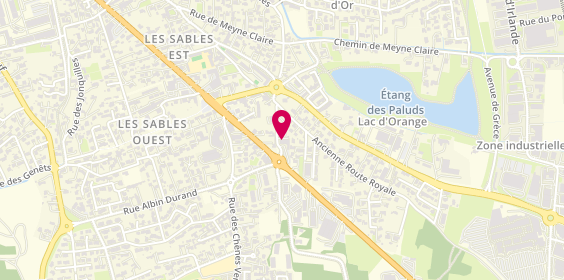 Plan de FONCIA | Agence Immobilière | Achat-Vente | Orange | R. dAquitaine, 341 Rue d'Aquitaine, 84100 Orange