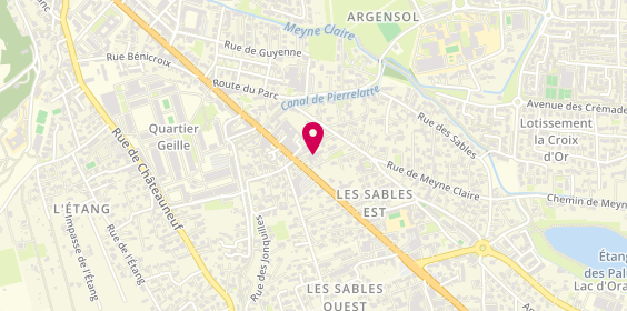 Plan de Abord Castanet Immobilier, 159 avenue de Verdun, 84100 Orange