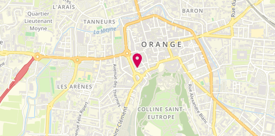 Plan de FL Immo, 58 Cours Aristide Briand, 84100 Orange