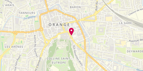 Plan de Laforet Immobilier, 9 Rue Pourtoules, 84100 Orange