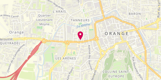 Plan de Guy Hoquet l'Immobilier, 140 avenue Charles de Gaulle, 84100 Orange