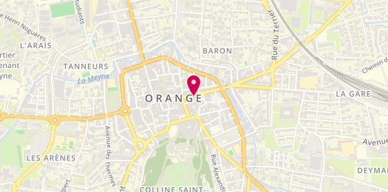 Plan de Stéphane Plaza Immobilier, 11 Rue de la République, 84100 Orange