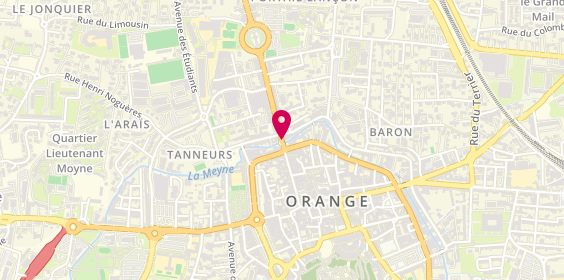 Plan de ABC l'Immobilière de l'Arc, 34 avenue de l'Arc de Triomphe, 84100 Orange