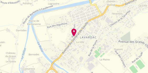 Plan de Agence Immobilier FIGUES Marie Christine, 50 avenue du Général de Gaulle, 47230 Lavardac