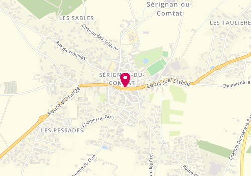Plan de Ventoux Dentelles Immobilier, 1 Cr Joël Estève, 84830 Sérignan-du-Comtat