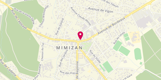 Plan de Cabinet Bedin Immobilier (Mimizan), 3 avenue de Bordeaux, 40200 Mimizan