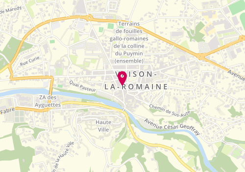 Plan de L'Immobilière du Ventoux, 36 Bis Grand Rue, 84110 Vaison-la-Romaine