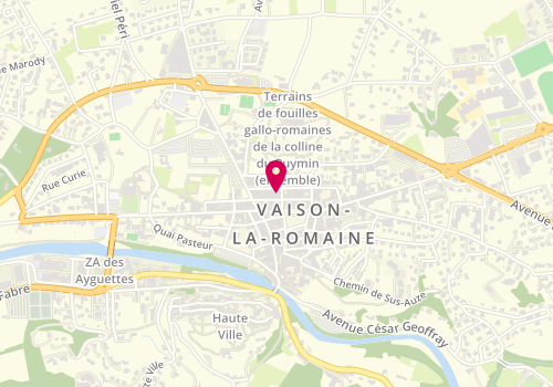 Plan de Orpi Voconce Immobilier, 5 Rue Paul Buffaven, 84110 Vaison-la-Romaine