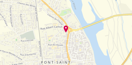 Plan de Vallet Immobilier, 3 place Saint-Michel, 30130 Pont-Saint-Esprit