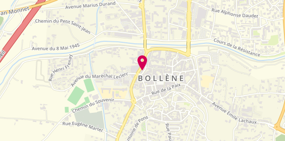 Plan de Orpi Agences No1, 1 avenue Pasteur, 84500 Bollène