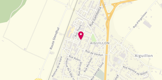 Plan de Agence immobilière l'Adresse Aiguillon, 27 Cr Alsace-Et-Lorraine, 47190 Aiguillon