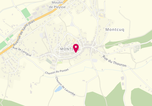Plan de Mouly Immobilier, 4 Rue de la Promenade, 46800 Montcuq-en-Quercy-Blanc