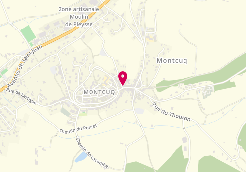 Plan de Leggett Immobilier, 9 Rue du Faubourg Saint-Privat, 46800 Montcuq-en-Quercy-Blanc
