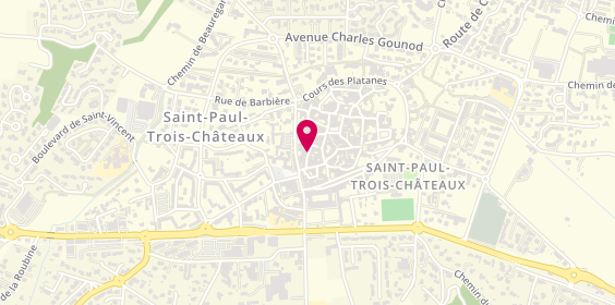 Plan de Orpi Agences No1, 22 Grand'rue, 26130 Saint-Paul-Trois-Châteaux