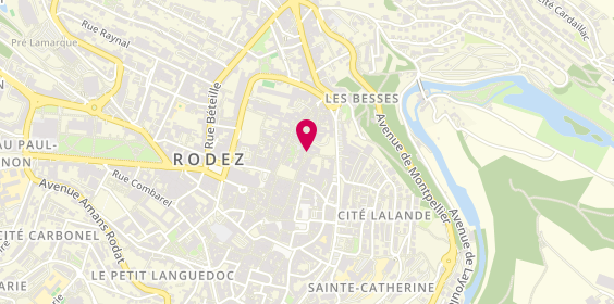 Plan de Office Public Rodez Agglo Habitat, 14 Rue de l'Embergue, 12000 Rodez
